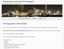 Tablet Screenshot of erikverheggen.nl